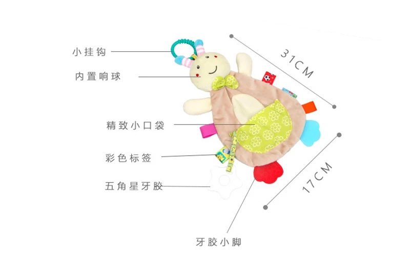 Детские погремушки, переносная кровать, кролик, мягкая игрушка, плюшевая кукла-животное, детские игрушки 0-12 месяцев, кровать, коляска, развивающая детская игрушка для детей