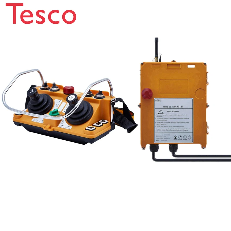 

Original TELECRANE Wireless Industrial Remote Controller Electric Hoist Remote Control 1 Transmitter + 1 Receiver F24-60