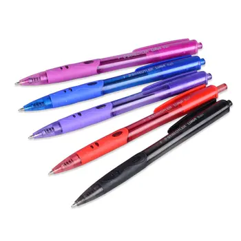 

5Pcs Staedtler Luna 4271 retractable Ballpoint pen roller pen 0.7mm smooth writing Black/Blue/Red/Pink/Purple Color