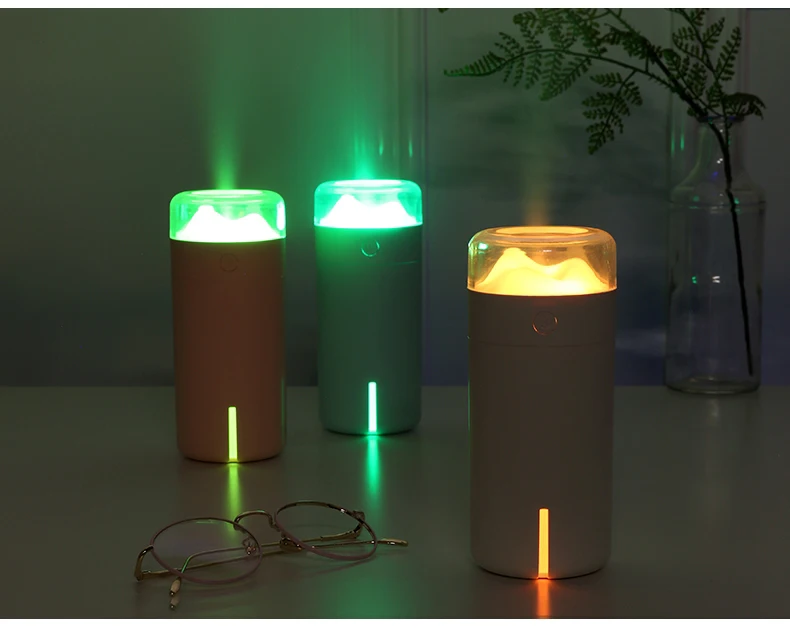 DEKAXI 200ML Mini USB Humidifier Fogger Ultrasonic Aroma Mist Maker Car Home Office Diffuser LED Light Air Purifier Humidifier