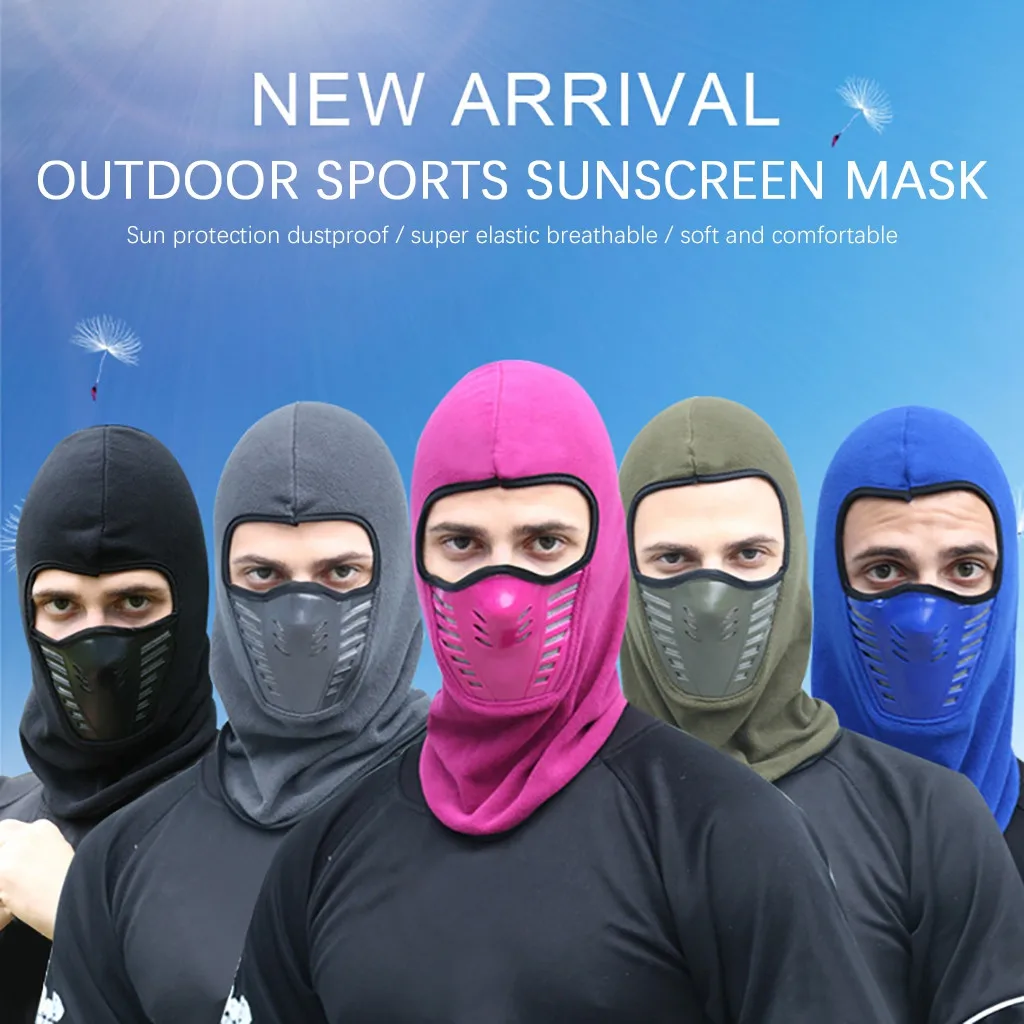 Couple Bike Bicycle Riding Face Masks Seamless Riding Windproof Sunscreen Winter Man Mask Balaclava Cycling Scarf#YL5
