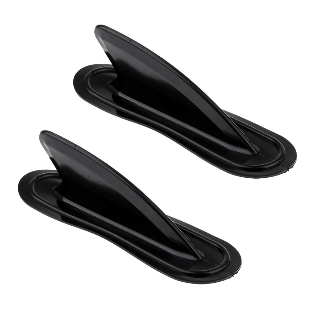 2 Pack Kayak Skeg Tracking Fin Replacement - Kayak Accessories - Black PVC