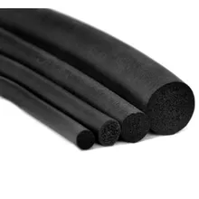 Черный Вспененный силиконовый резиновый уплотнитель прокладки Круглый dia1 1,5 2 3 4 5 6 7 8 мм провод провода пенопластовый резиновый молдинг демпфер водонепроницаемый
