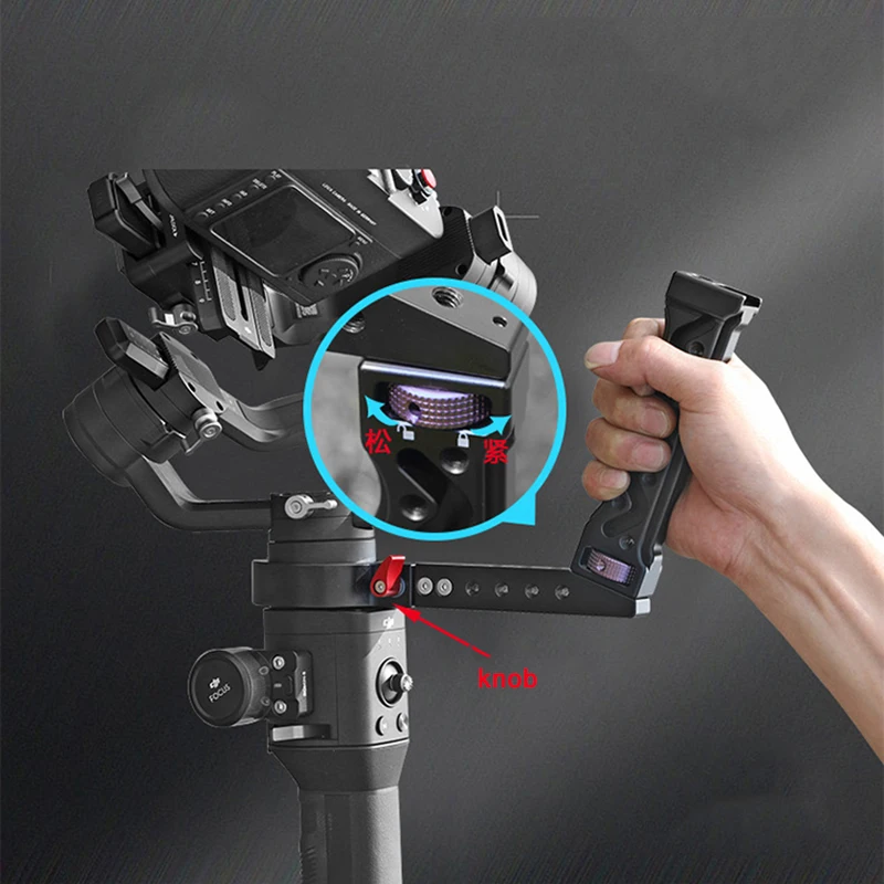 Стабилизатор Gimbal рукоятка для Dji Ronin S ручной держатель кронштейн стойка 1/4 ''винт аксессуары для фотосъемки