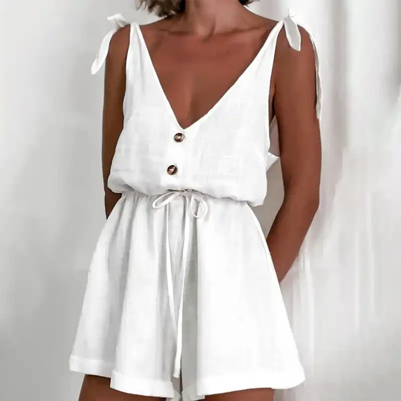 high waisted romper shorts