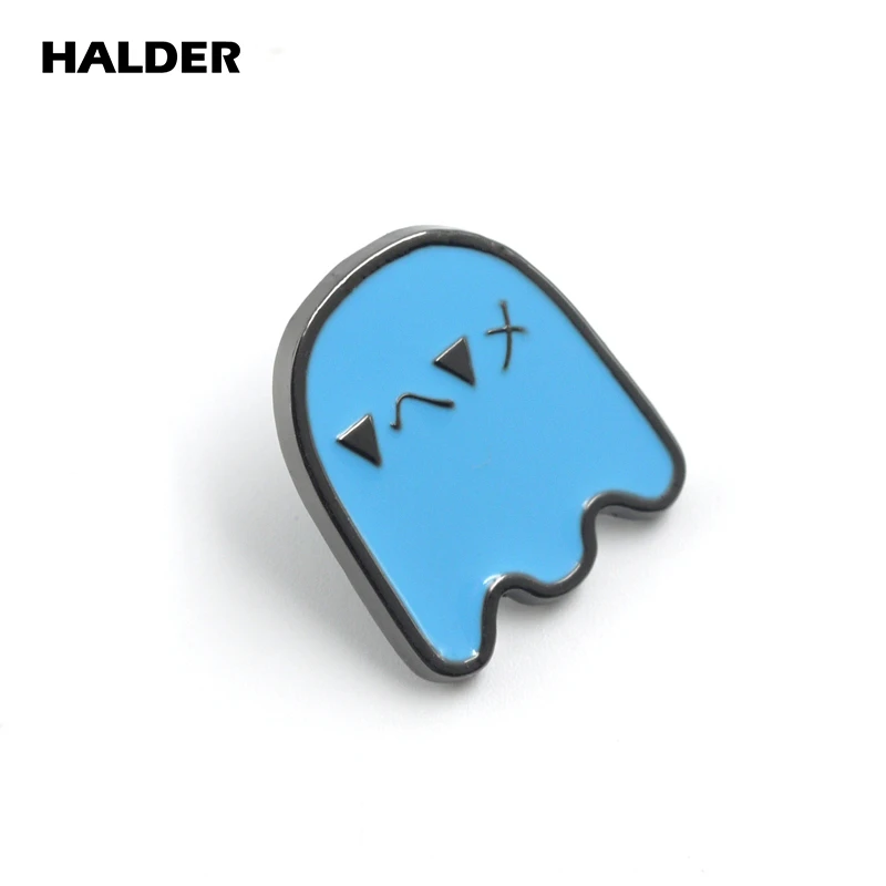 BR0064 HALDER смайлик значок Смешное выражение модные ювелирные изделия игла шаль-рубашка брошь с дизайном «девочка» булавки Нагрудный значок одежда аксессуар