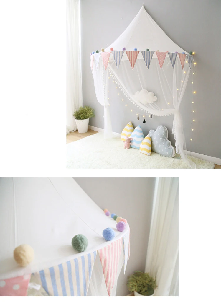 Baby Mosquito Net Bed Canopy Play Tent for Children Kids Play House Canopy Bed Curtain for Bedroom Girl Princess Decoration Room 8 H5daa8d84748c4d8d8ccee56d694f089ai