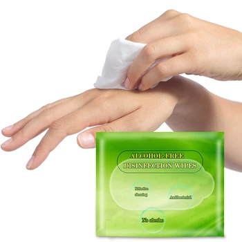 

80 Wipes / Pack Alcohol-Free Non-Irritating Disinfection Wipes Portable Disposable Hand Cleaning Wipes Household Cleaning Cloths