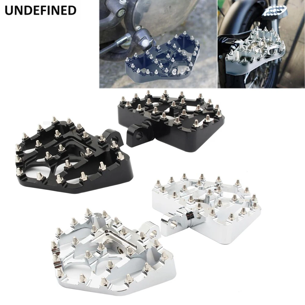 

MX Offroad Foot Pegs Motorcycle Wide Fat Floorboard Pedals For Harley Touring Electra Road King Sportster XL Dyna Softail Bobber