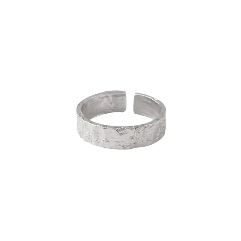 DreamySky Bohemian Ethnic 925 Sterling Silver Round Rings for Women Bridal Wedding Vintage Open Finger Rings Christmas Gifts