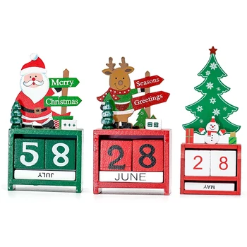 

Christmas Calendar Merry Christmas 2020 Decorations for Home Xmas 2021 New Year Gifts Santa Claus Dolls Elf Decor Navidad