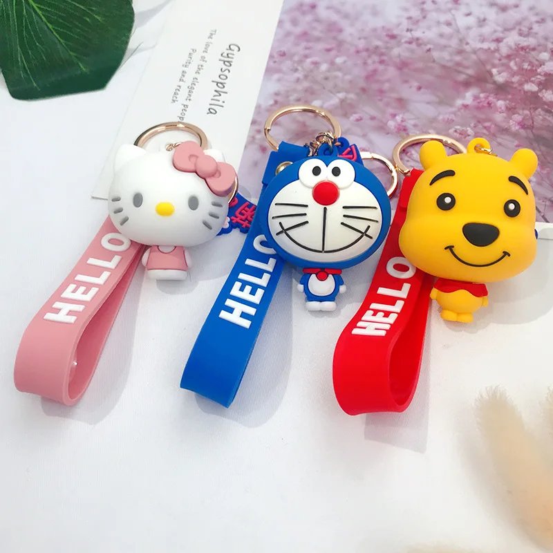 2020 креативный мультфильм брелок с большой головой кошки женщины милый hello kitty