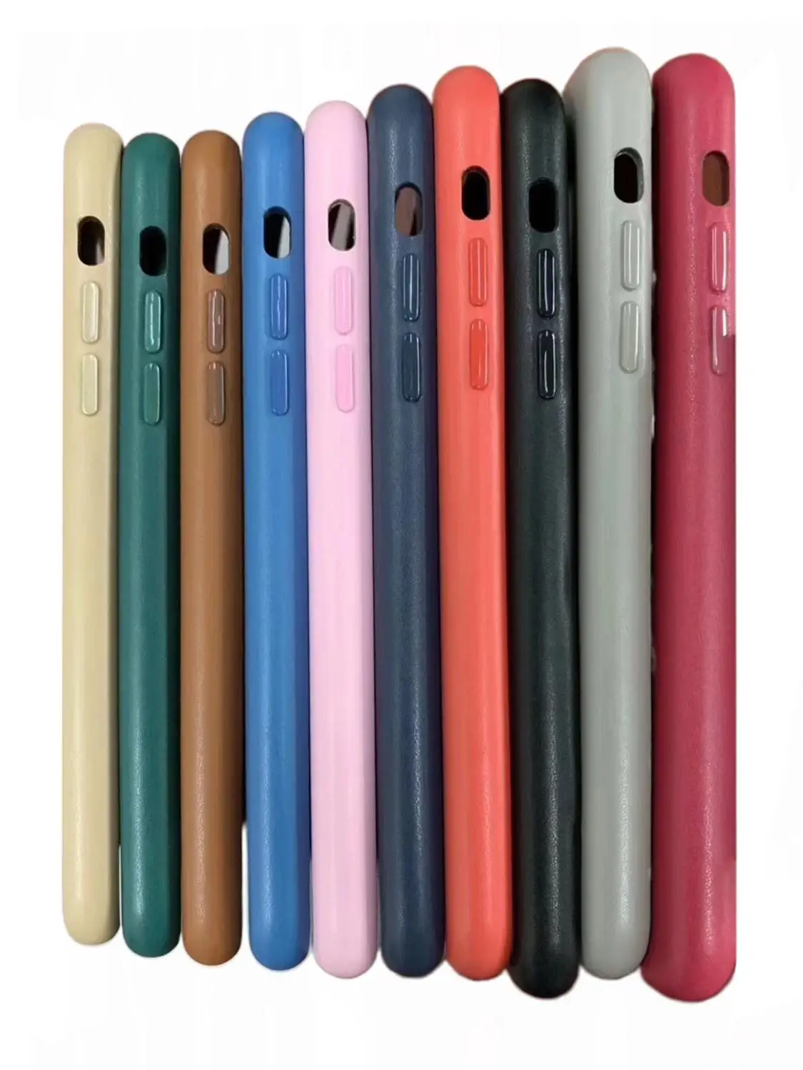 Копия 1:1 Официальный кожаный чехол с логотипом для iphone 7 8 plus X XR XS MAX кожаный чехол для iphone 11 pro Max Официальный кожаный чехол