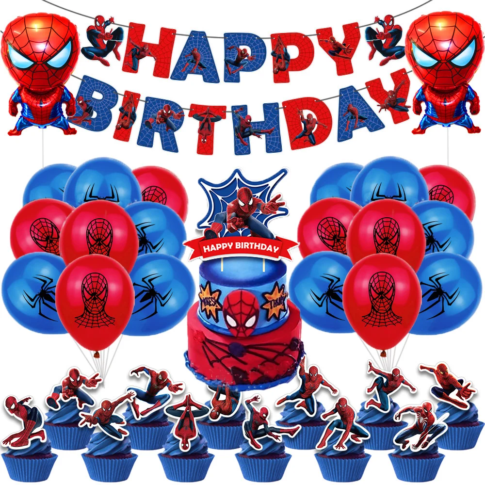 1 Ensemble De Ballons En Latex Marvel Spiderman Bannieres Joyeux Anniversaire Decor De Fete Fournitures De Reception Pour Bebe Ballon Jouet Pour Enfants Garcon Aliexpress 1 Ensemble De Ballons En Latex Marvel Spiderman Bannieres Joyeux Anniversaire Decor De Fete Fournitures De Reception Pour Bebe Ballon Jouet Pour Enfants Garcon Aliexpress