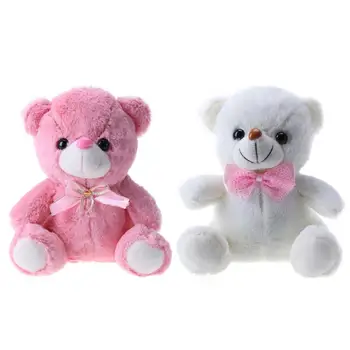 

Cartoon Bowknot Bear Plush Doll Cute Lovely Animal Stuffed Kids Toys Girls Romantic Valentine's Day Mother's Day Gifts Decors