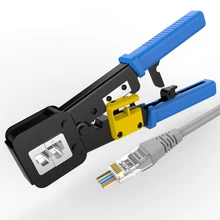 EZ Rj45 Crimper RJ45 Crimping Tool for Cat6 Cat5 Cat5e Rj45 Rj11 Connector 8P 6P Lan Cable Wires Pliers Hand Network Tool Kit