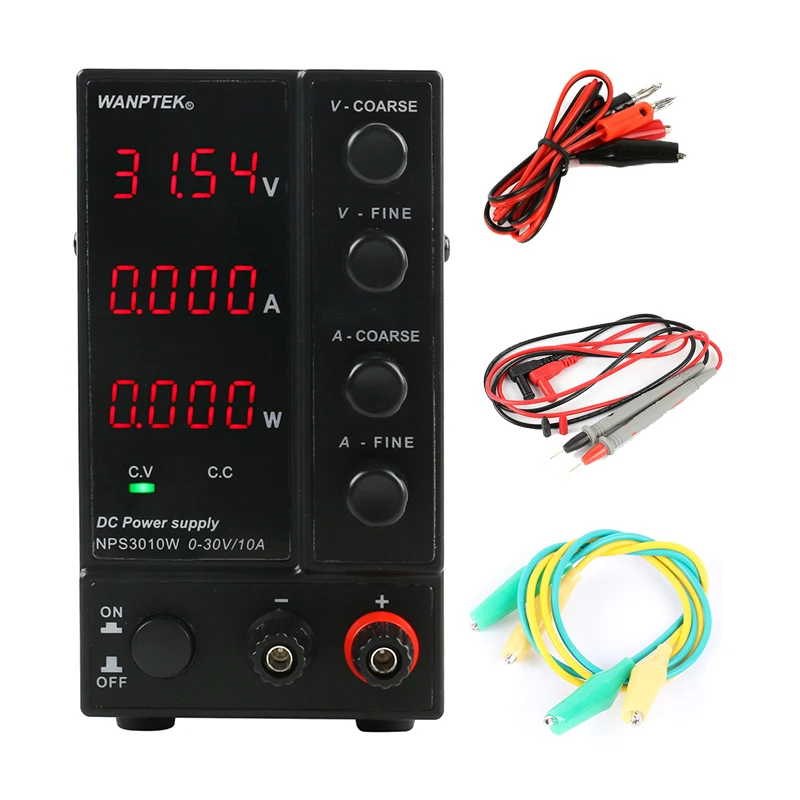 NPS 3010W 306W 605W 1203W Mini Switching Regulated Adjustable DC Power Supply Power Display 30V 60V 120V 6A 10A 0.1V 0.01A 0.01W-2