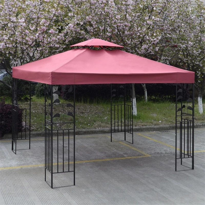 10 X 10 2 Tier Canvas Yard Tent Canopy Top Roof Cover Patio Sun Shade Cloth Shade Accessories Replacement Garden Supplier Aliexpress