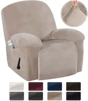 

High Stretch Recliner Chair Covers Waterproof Anti-skid Couch Slipcover Washable Furniture Protector deco modern home