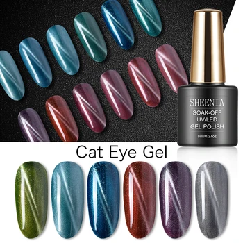 

3D Cat Eye Nail Polish Chameleon Magnetic Gel Polish Colors Nail Art UV Led Gel Nail Polish Magnet Effect Gel Varnish Top Primer