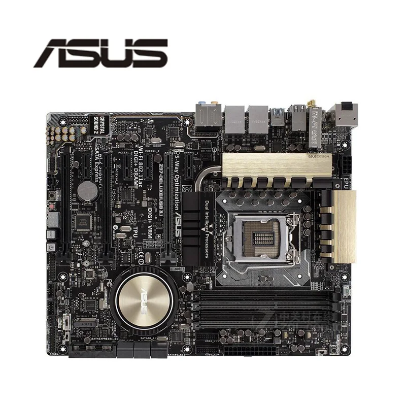 Для Asus Z97-DELUXE/USB3.1 настольная материнская плата Z97 LGA 1150 для Core i7 i5 i3 SATA3 USB3.0 оригинальная б/у материнская плата