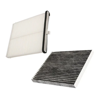 

2 Pcs Air Conditioning System Filter-For Mazda 3 14-17 6 13-17 Cx-5 12-17 Kd45-61-J6X & for Hyundai Ix35 Kia