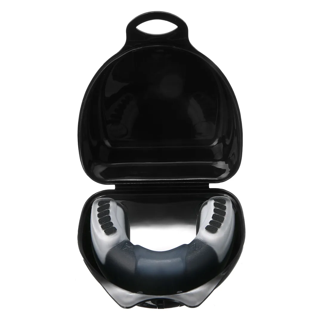 Adult Mouthguard Silicone Taekwondo Muay Thai MMA Teeth Protector Boxing Sport Equipment for Oral Teeth Protection w/ Box
