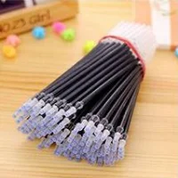 

Novelty Stationery 50Pcs Gel Pen Refill 0.5mm Black Blue Ink Refill For Roller Ball Pens School Office Suppliers