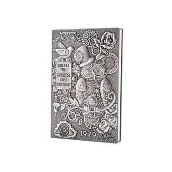 

Creative Mechanical Owl Embossed A5 Leather Notebook Journal Notepad Travel Diary Planner School Office Supplies