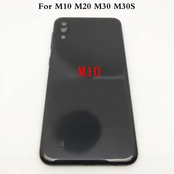 

Battery Cover For Samsung Galaxy M10 M20 M30 M30S Battery Back Cover Door Rear Cover With Camera Lens Glass+Side key