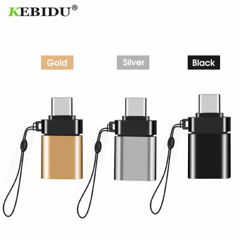 

KEBIDU USB typec otg adapter Fast Type C to usb 3.0 converter usb-c type-c charge data sync cable for samsung huawei xiaomi