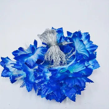 

Optical Fiber LED Garland Flower String Light Patio Party Garden Home Wedding Decor Fairy Light Extendable Plug in Sting lite