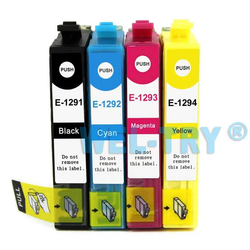 T1291-T1294 патрон чернил для принтера Epson SX235W SX230 SX420W SX425W SX430W SX435W SX440W SX445W WF-7015 7515 7525 3010DW
