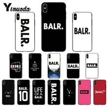 Yinuoda Cool balr log роскошный высокий протектор на конце чехол для телефона для iPhone 8 7 6 6S 6Plus X XS MAX 5 5S SE XR 10 чехол 11 pro max