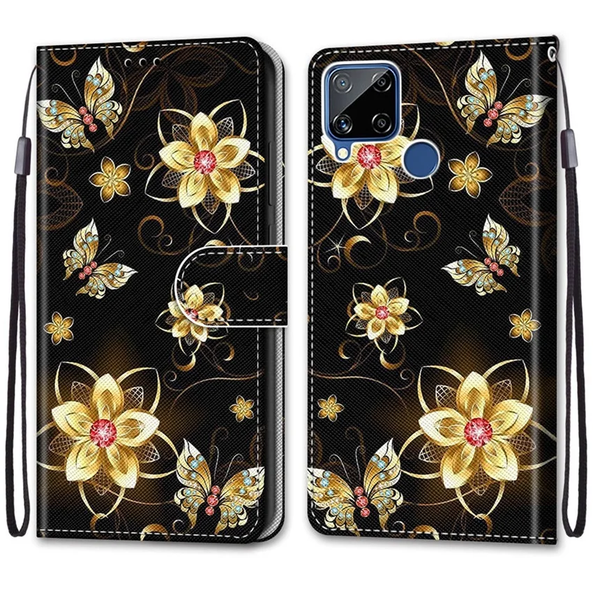 Realme C15,C12,C25,7i全球,Narzo 20,30A #A15金钻蝴蝶 -1.jpg_.webp