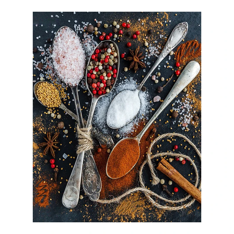 5D DIY Алмазная картина Картина для выкладывания квадратными стразами ложка пейзаж