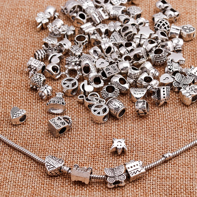 Pandora Jewelry Pandora Vintage J Charm Leslie 25pcs Random