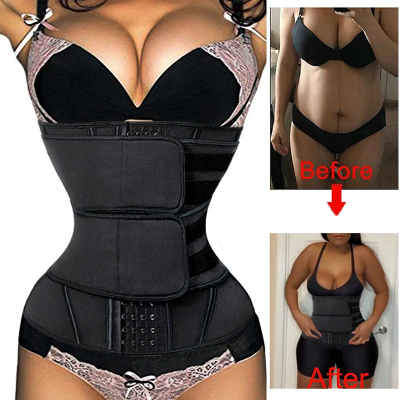 Waist Trainer Vita Trainer Per Donne, 6M Di Controllo Della Pancia Body Shaper Recupero Dopo Il Parto Benda Pancia Cinchers Wrap Per Back Surport, Palestra Dimagrante Trimmer Ab Belt (6 Metri - Foto 2