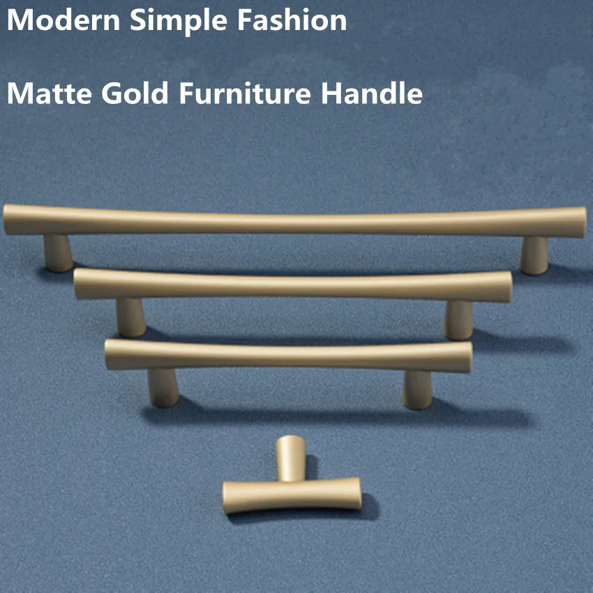 

96 128 192mm modern simple fashion matte gold kitchen cabinet wardrobe solid handle BLACK drawer tv cabinet cupboard knob pull