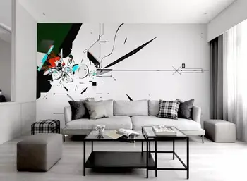 

[Self-Adhesive] 3D Graffiti WG331 Wall Paper mural Wall Print Decal Wall Murals Belly