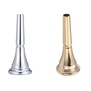 

Professional Gold Plated French Horn Mouthpiece Metal Copper Alloy French Horn Musical Instruments