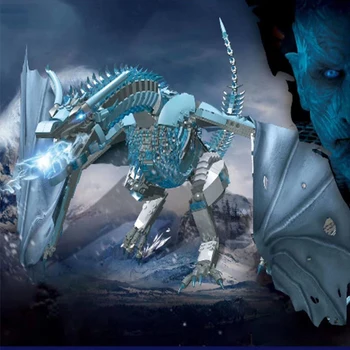 

Lepining In Stock Game Thrones Dragon Viserion Black Death Balerion Action Figures Building Blocks Toys For Kids Adult Gift