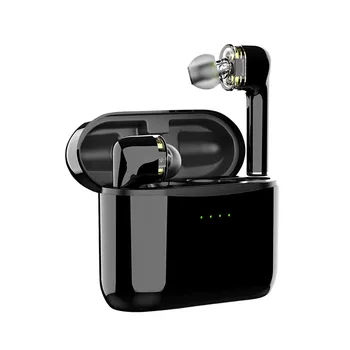 

New APTX Double Dynamic Qual com QCC3020 Earphone Two Unit Driver HIFI Bass with Mic IPX6 waterproof wireless bluetooth headset