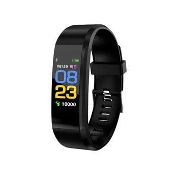 

115 Plus Smart Watch Men Women Sport Fitness Tracker Heart Rate Blood Pressure Bracelet Bluetooth Smartwatch For IOS Android