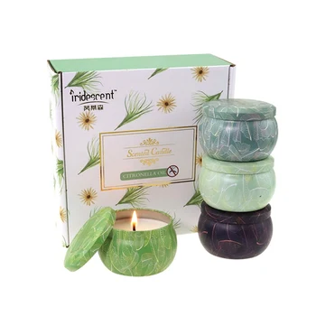 

5pcs Mosquito Repellent Candle Aroma Smokeless Candle Aromatherapy Mosquito Repellent Smokeless Environmental Protection Candle
