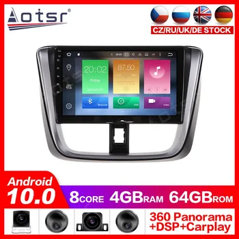 

Android 10.0 GPS Navigation Radio DVD Player for Toyota Vios Yaris 2014-2017 Video Player Stereo Headuint Built in Carplay dsp