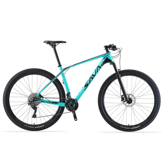 Mountain Bike SAVA DECK 6.0 in fibra di carbonio con SHIMANO M6000 3*10 30  velocità freno a disco idraulico 100mm forcella pneumatica da viaggio  Loackable|brake punch|brake shoebrake device - AliExpress