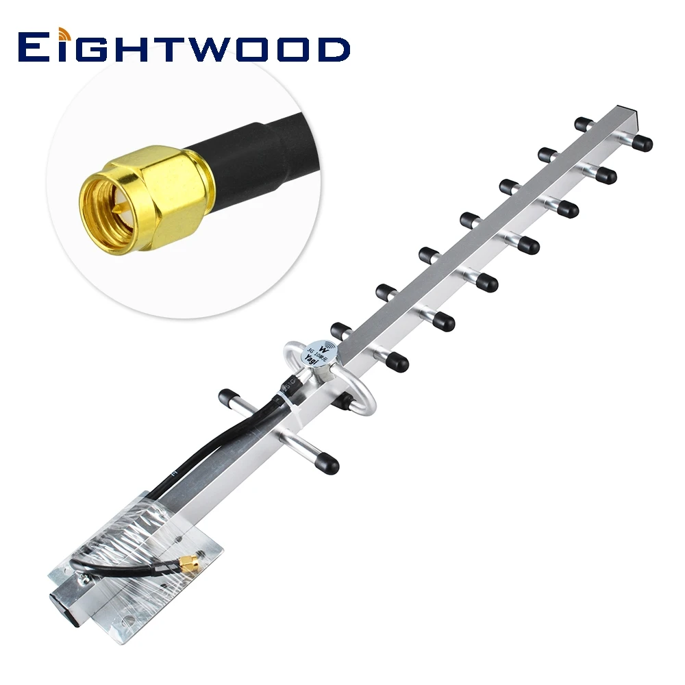 Антенна Yagi Eightwood антенна 12dBi 3G 4G LTE SMA разъем для маршрутизатор Huawei B315 усилитель
