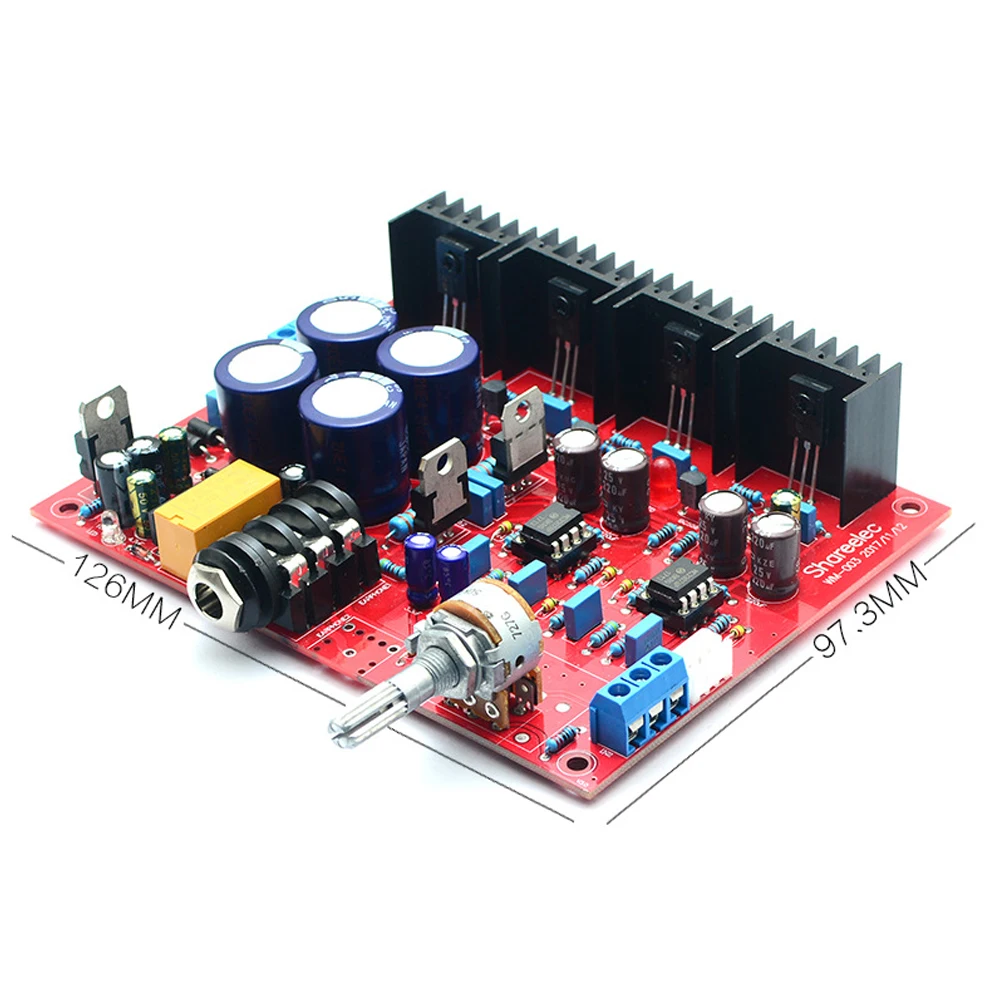 Portable Audio Home Low Distortion DIY Music Improve Metal 2 Channels Ultra Compact Headphone Amplifier Stereo 600 Ohm Stage