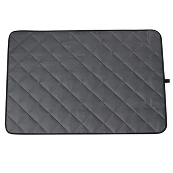 

Bed Mat Waterproof, Dog Crate Mat Chew Resistant Anti-Slip, Machine Washable Kennel Pad, Dog Mattress for Indoor Outdoor and Tra